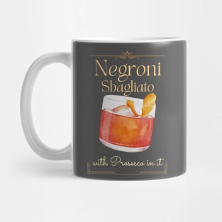 Negroni Sbagliato with prosecco in it Mug